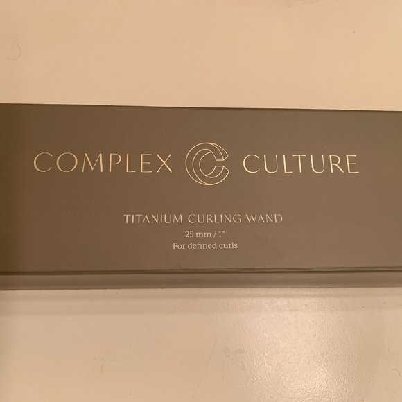 complex culture titanium curling wand 25mm - Picture 1 of 4